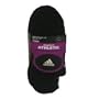 adidas Women's 3 Pack No Show Socks - Black/White 9 - 11