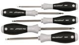 Wiha 30890 Stainless Steel Slotted/Phillips Screwdriver Set, 5-Piece by Wiha