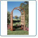 Rustic Cedar - New England Deluxe Outdoor Garden Arbor