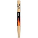 Hickory Series Drumsticks With Wood Tip 2B