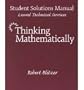 Thinking Mathematically