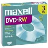 Maxell 4.7GB 2x DVD-RW (3 -Pack)