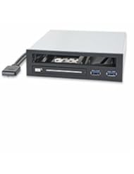 SYBA Accessory SY-MRA55005 Multipurpose 5.25inch Bay Adapter for Slim Optical Drive and 2.5inch SATA 2xUSB Port Retail