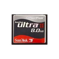 SanDisk ULTRA II COMPACTFLASH 8GB/15MB CARD DIXON"S RTL EU, SDCFH-008G-E11T