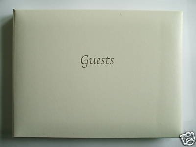 Pure White Guest Book