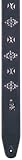 Guitar Strap - Leather with Studs GT315