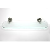 Bathroom Accessories Glass Shelves Satin Nickel