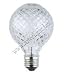 45G25/CG/SL 45 WATTS 120 VOLTS CUT GLASS HALOGEN Light Bulb / Lamp Z Donsbulbs