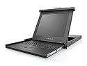 Belkin OmniView Pro3 43,2 cm (17 Zoll) LCD-Rack-Konsole mit integriertem KVM-Switch 8 Port, Single Rail