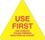 Daydots Dissolvable Triangle Use First Label 3in 10612-01-41