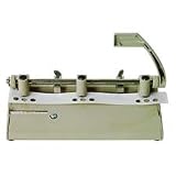 Adjustable 3-Hole Punch, Heavy-Duty, 13/32 Holes, Beige (NSN1394101)