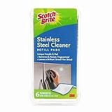 Scotch-Brite Stainless Steel Cleaner Refill(Pack of 8)