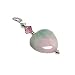 Sterling Silver Swarovski Crystal & Jade Heart Pendant