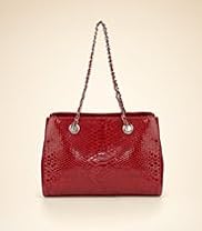 Snakeskin Print Shopper Bag