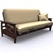 American Furniture Alliance Montego Metal/Wood Frame Full, Walnut