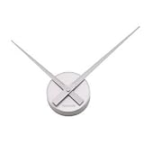 Karlsson Little Big Time Mini Wall Clock Silver 38cm dia Kitchen & Housewares