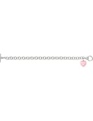 Sweethearts® Enamel Heart Charm Bracelet Sterling Silver " Marry Me " 85511