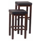 Upholstered Backless 30 Stools (Set of 2) - Wengae by Furniture