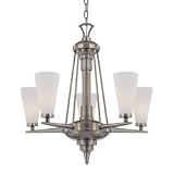 Savoy House 1-4050-5-187 Avery 5 Light Chandelier in Brushed Pewter,