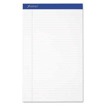 Envirotec Recycled Writing Pads, Lgl/Margin Rule, Lgl, WE, 50-Sheet Pads, Dozen