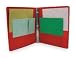Dakota Designs 2LJY4 View Binder, O-Ring, 1 In, Red, PK6