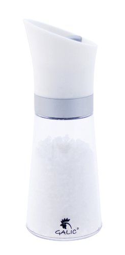 Galic Upside-Down Salt Mill White Top