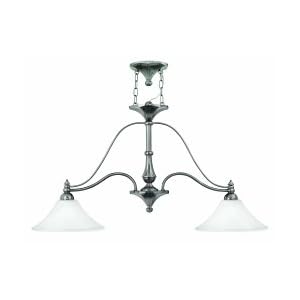 Hinkley Bloom 4372PL Linear (23H x 42W) Pool Table 2 Light 200w Pendant in Polished...