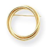 14k Circle Pin