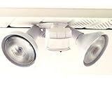 Heath Zenith SL-5318-WH-C 300-Watt Motion-Sensing Shielded Wide-Angle Twin Security Light, White