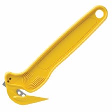 Film Cutter, w  Tape Splitter, Disposable, Yellow, Sold as 1 each by Pacific Handy Cutter