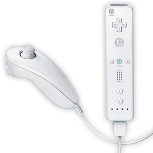 Nunchuk & Remote Game Controller Bundle for Nintendo Wii (White, bulk packaged)