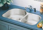Elkay ELUH311910R Harmony Lustertone Undermount Sink, Stainless Steel