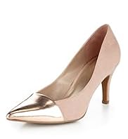 Limited Collection Toe Cap Court Shoes