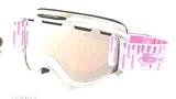 Bolle Nova Ski Goggles - Shiny White Pink Dots Frame & Vermillon Gun Lens