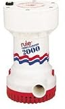 Rule A53S Marine Rule 1800 Submersible Sump/Utility Pump with 8-Foot Cord (1800-GPH, 110-Volt)