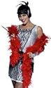 Feather boa - red - great for hen and stag nights - red nose day