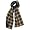 Black/gold Flannel Scarf Image #1