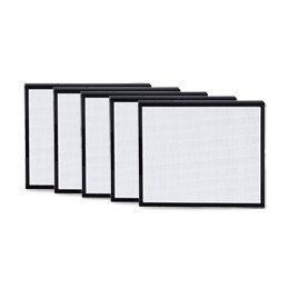 Alen (BF25A-Silver-5) HEPA-Silver Replacement Filter for A350 and A375 Air Purifiers, 5-Pack