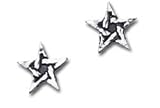 Pentagram Studs x 2 Alchemy Gothic Earrings