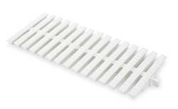 Dayton 2ZTV2 Gutter Drain Grating, Flexible, 10 In. L