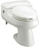 Kohler K-3607 San Raphael Comfort Height Elongated Power Lite Toilet & C3 Toilet Seat With Bidet Fun
