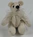 Dollhouse Miniature Off-White Mini Bear
