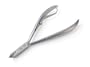 Stainless Steel INOX Cuticle Nippers 1/2 jaw by Erbe. Made in Solingen, Germany