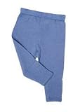 Merino Kids Baby Pajama Pants, Periwinkle Blue, 1-2 years, 100% Natural Merino