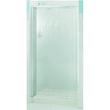 Sterling 1500D-27S Vista Pivot II Shower Door 65-1/2H x 24 - 27-1/2W Pebble Glass Silver