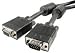 Cable, SVGA, HDB15 M/F, 6', Black, Ferrite, 3 Coaxial & 4 Twisted Pair