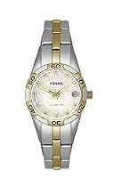 Fossil Women's Two Tone Stainless Steel Watch #AM4154