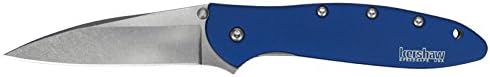 Kershaw - LEEK Navy Blue with Alloy Handles and Stonewashed blade - EXCLUSIVE