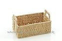 Natural Raffia Rope Storage Basket