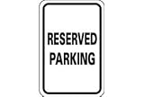 Fiberglass Sign - Reserved Parking - .09mm Thick